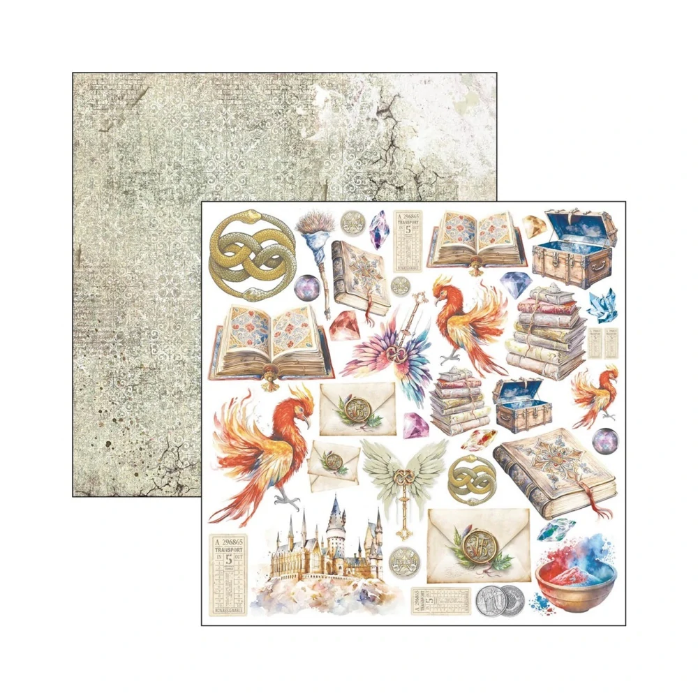 Ciao Bella Scrapbook papier Wizard Academy 6x6