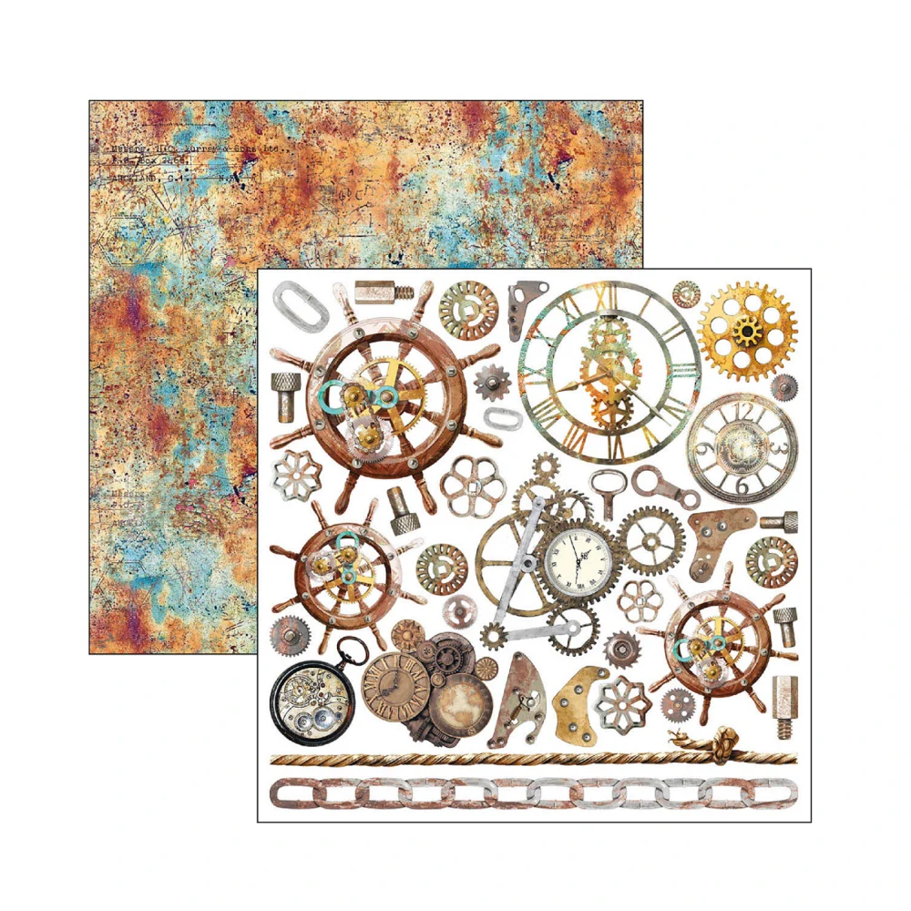 Ciao Bella Scrapbook papier Coral Reef 6x6