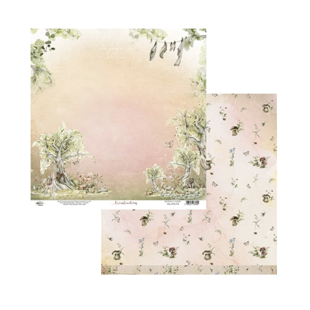 Alchemy of Art Scrapbook papier Our Adventures 8x8