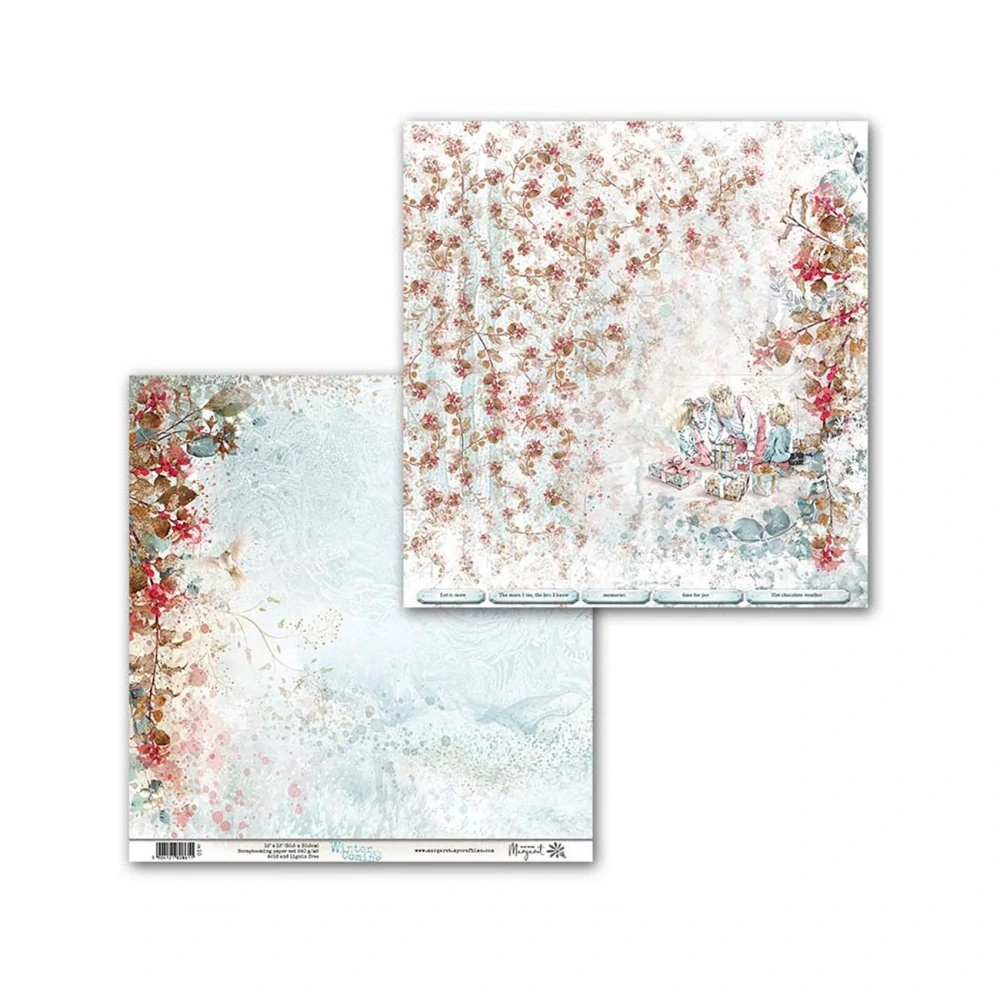 Margaret Scrapbook papier – Winter it's Coming  12x12