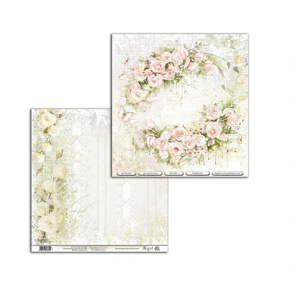 Margaret Scrapbook papier – Romatic moments  12x12