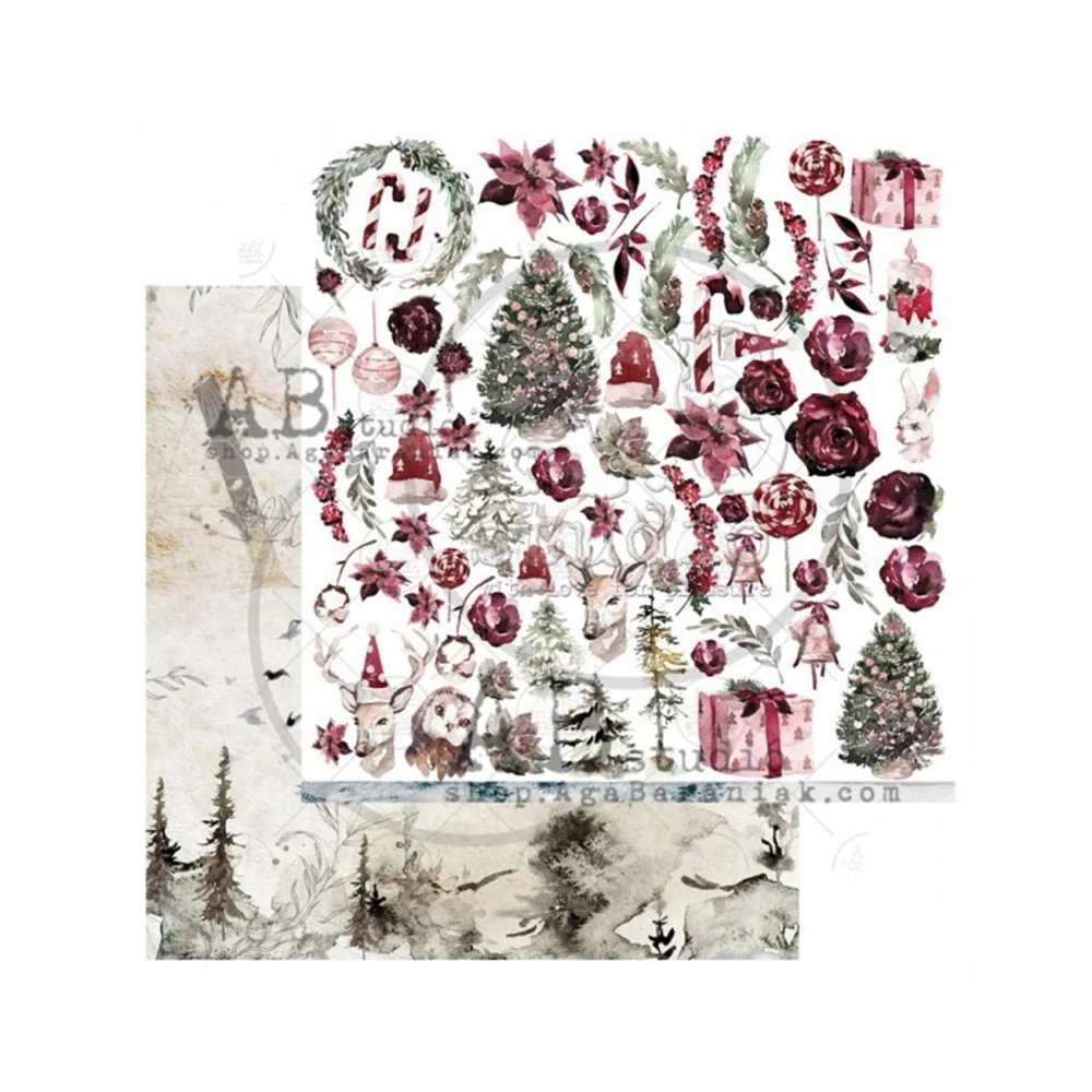 AB studio Scrapbook papier Breeze of the Forest 12x12