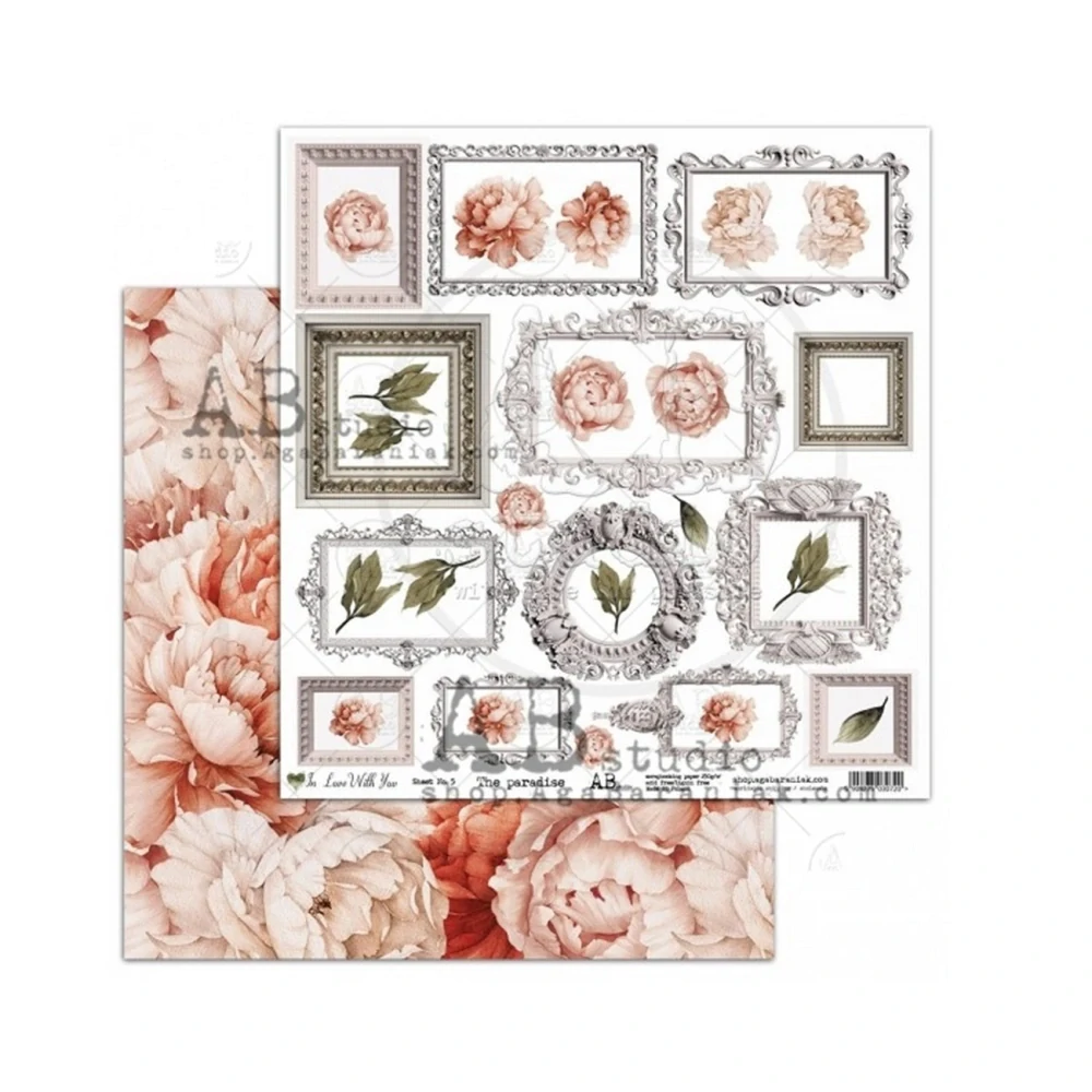 AB studio Scrapbook papier In Love With You 12x12