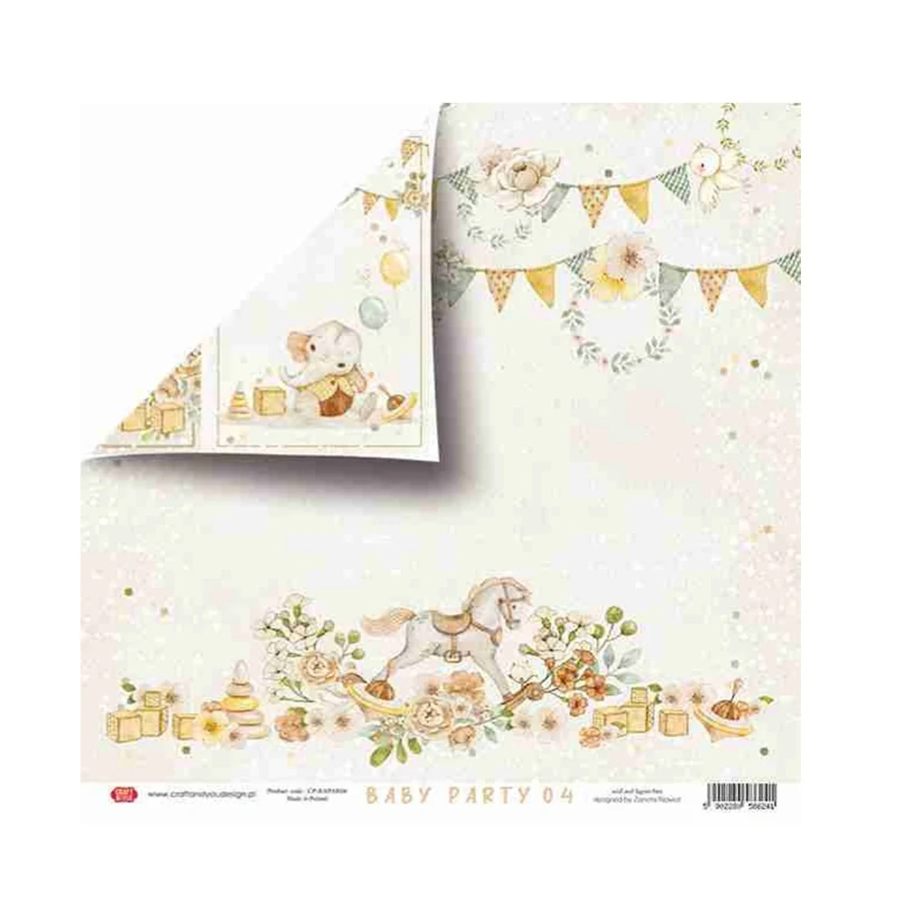 Craft & You Design Scrapbook papier Baby Party 12x12