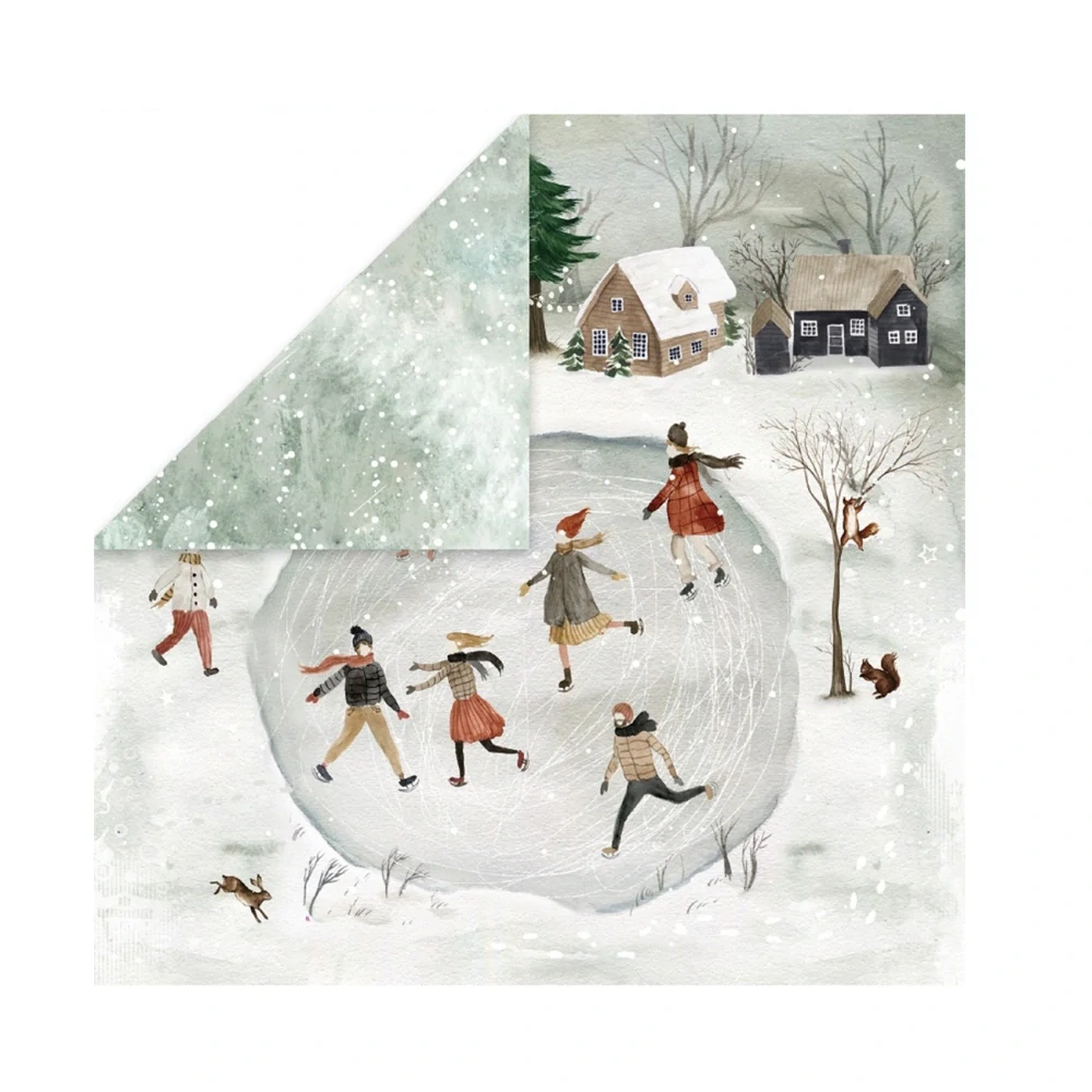 Craft & You Design Scrapbook papier Winter Holiday 12x12