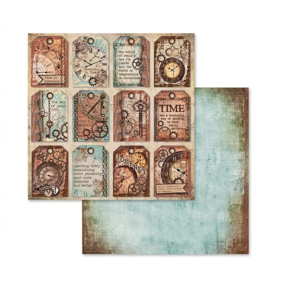 Stamperia Scrapbook papier – Clockwise 12x12