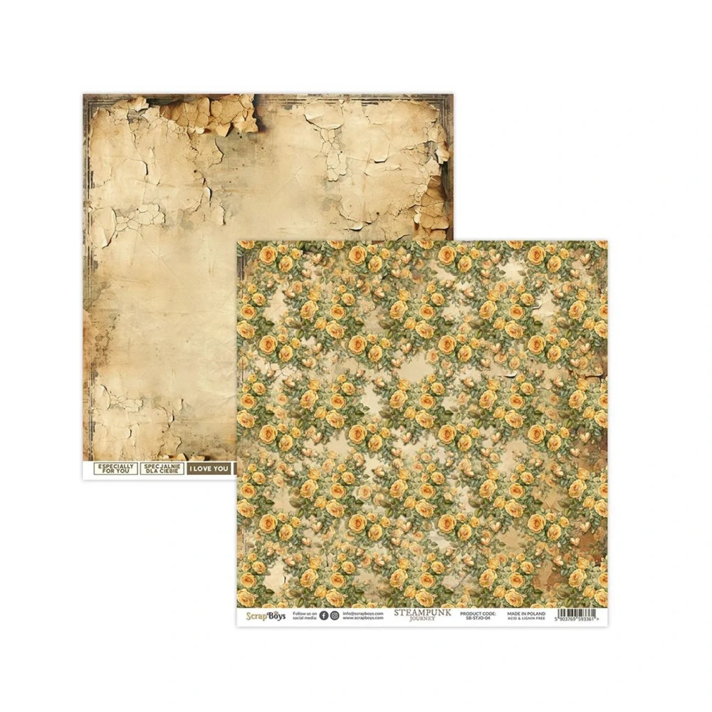 Scrapboys Scrapbook papier Steampunk 12x12