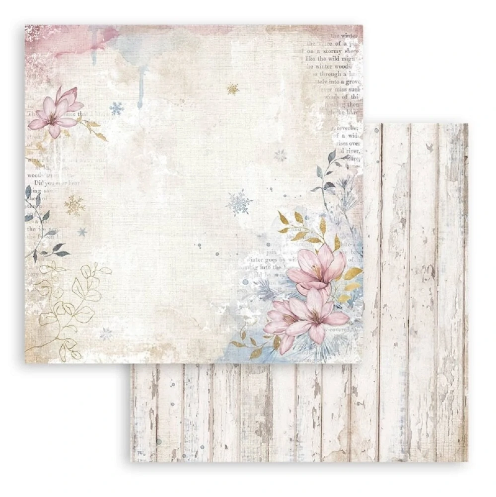 Stamperia Scrapbook papier – Dewdrops 12x12