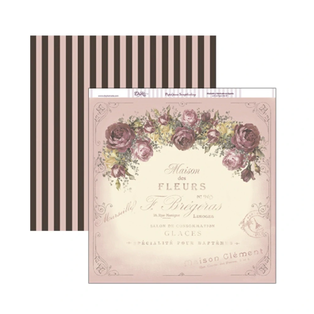 Dayka Scrapbook papier Flowers 12x12