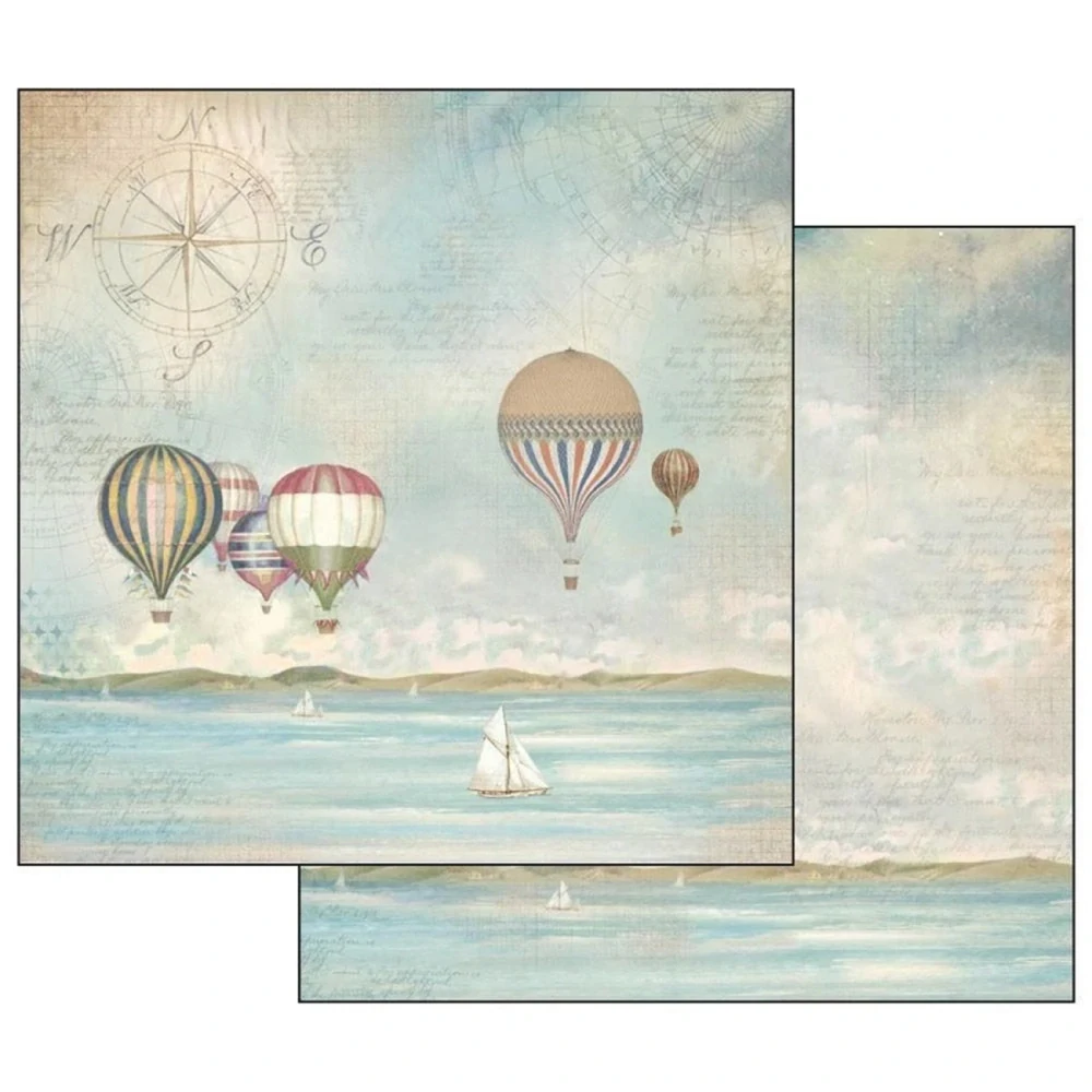 Stamperia Scrapbook papier – Sea Land 12x12