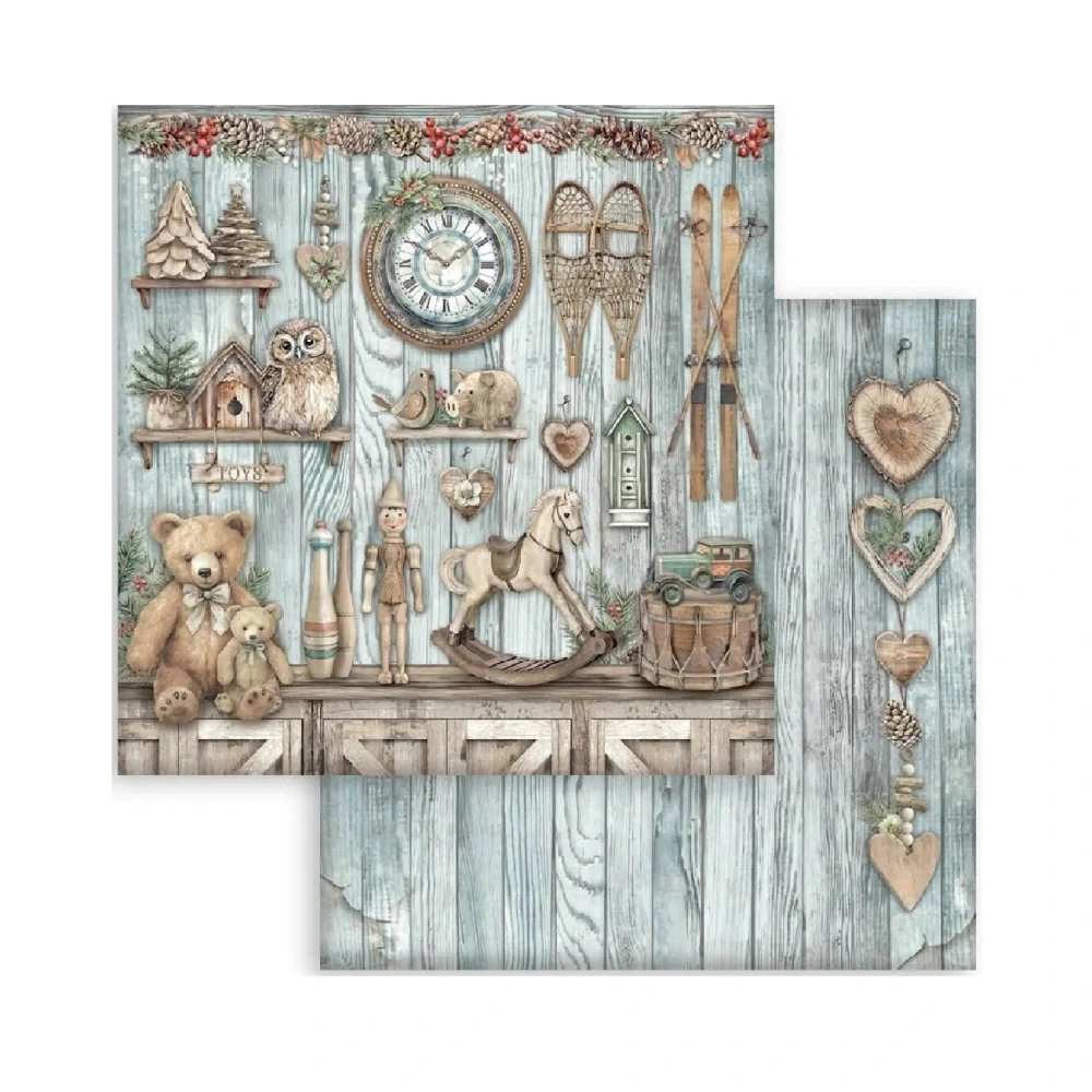Stamperia Scrapbook papier – The Owl's House 8x8