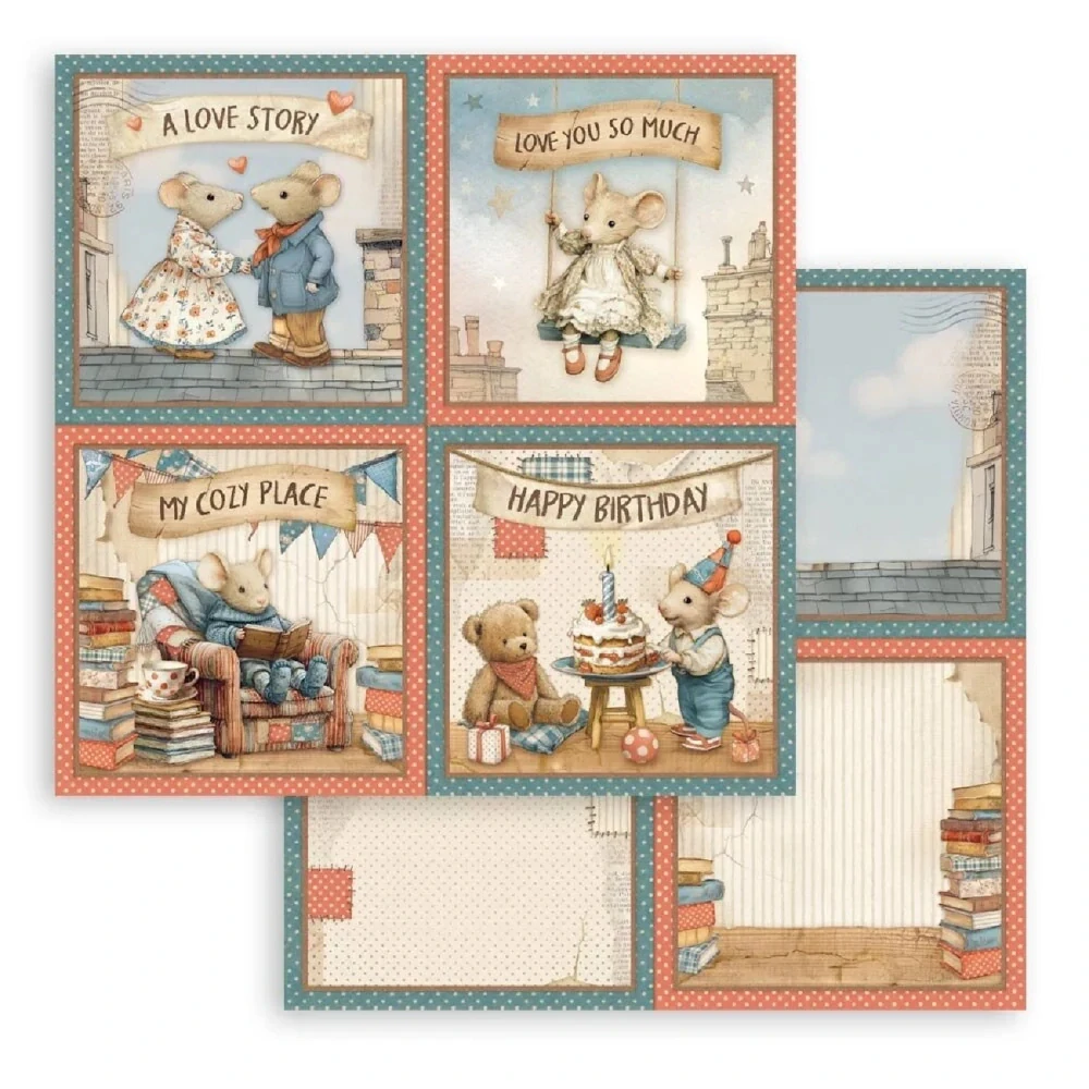 Stamperia Scrapbook papier – Family 12x12