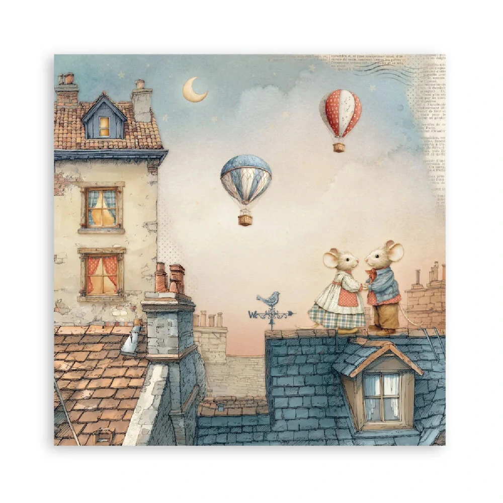 Stamperia Scrapbook papier – Family 12x12 Maxi