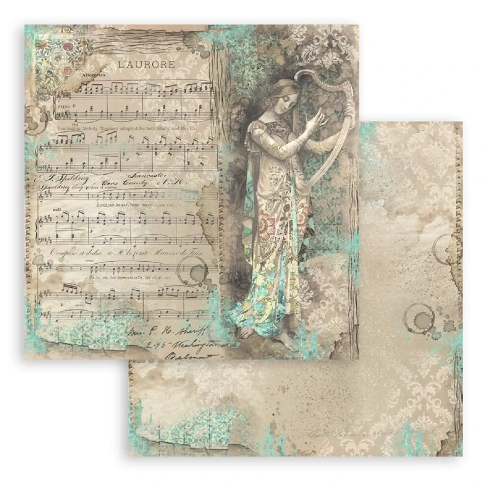 Stamperia Scrapbook papier – Music 12x12