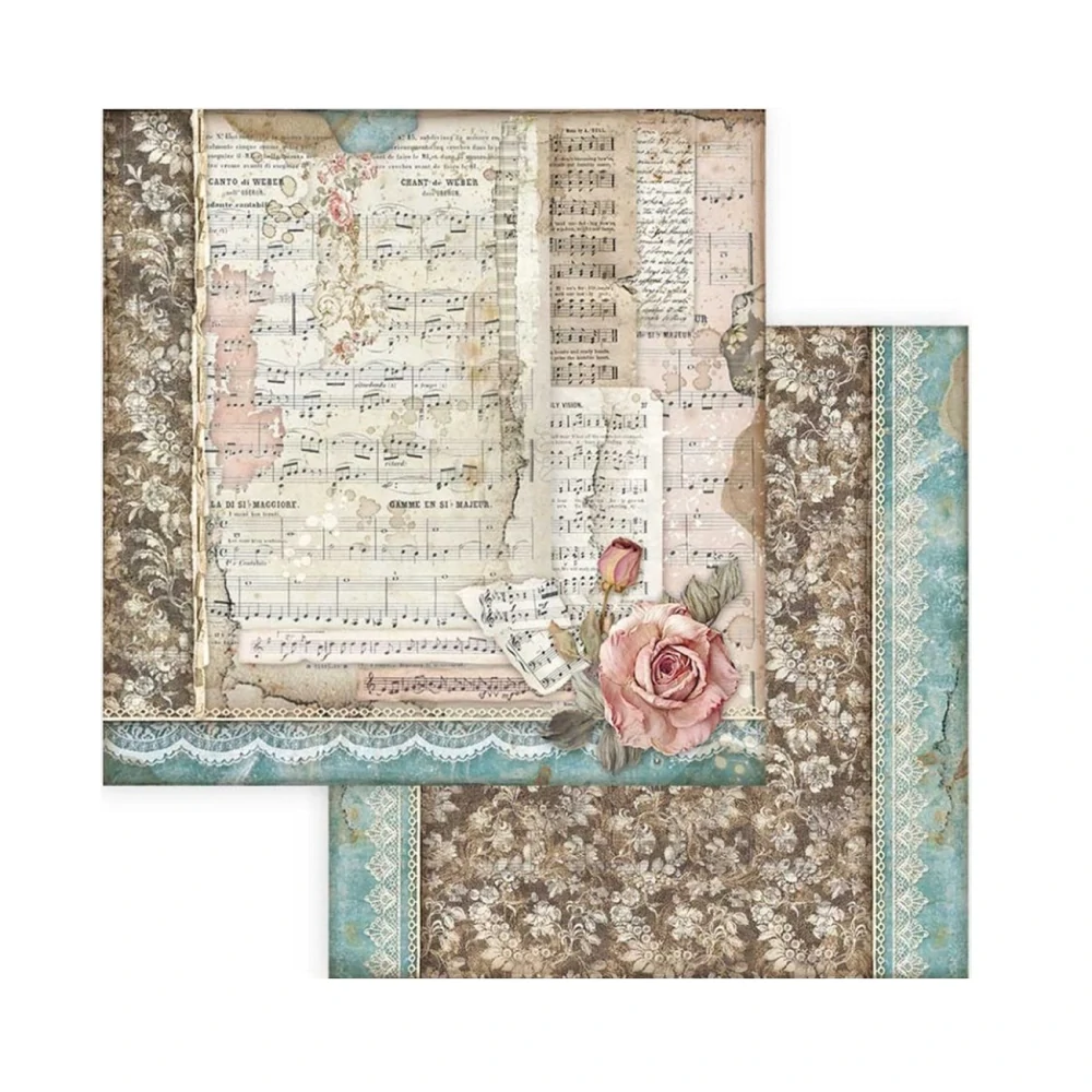 Stamperia Passion scrapbook papier 8x8