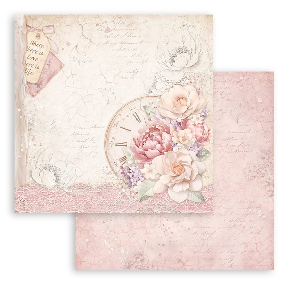 Stamperia Scrapbook papier – Romance Forever 12x12