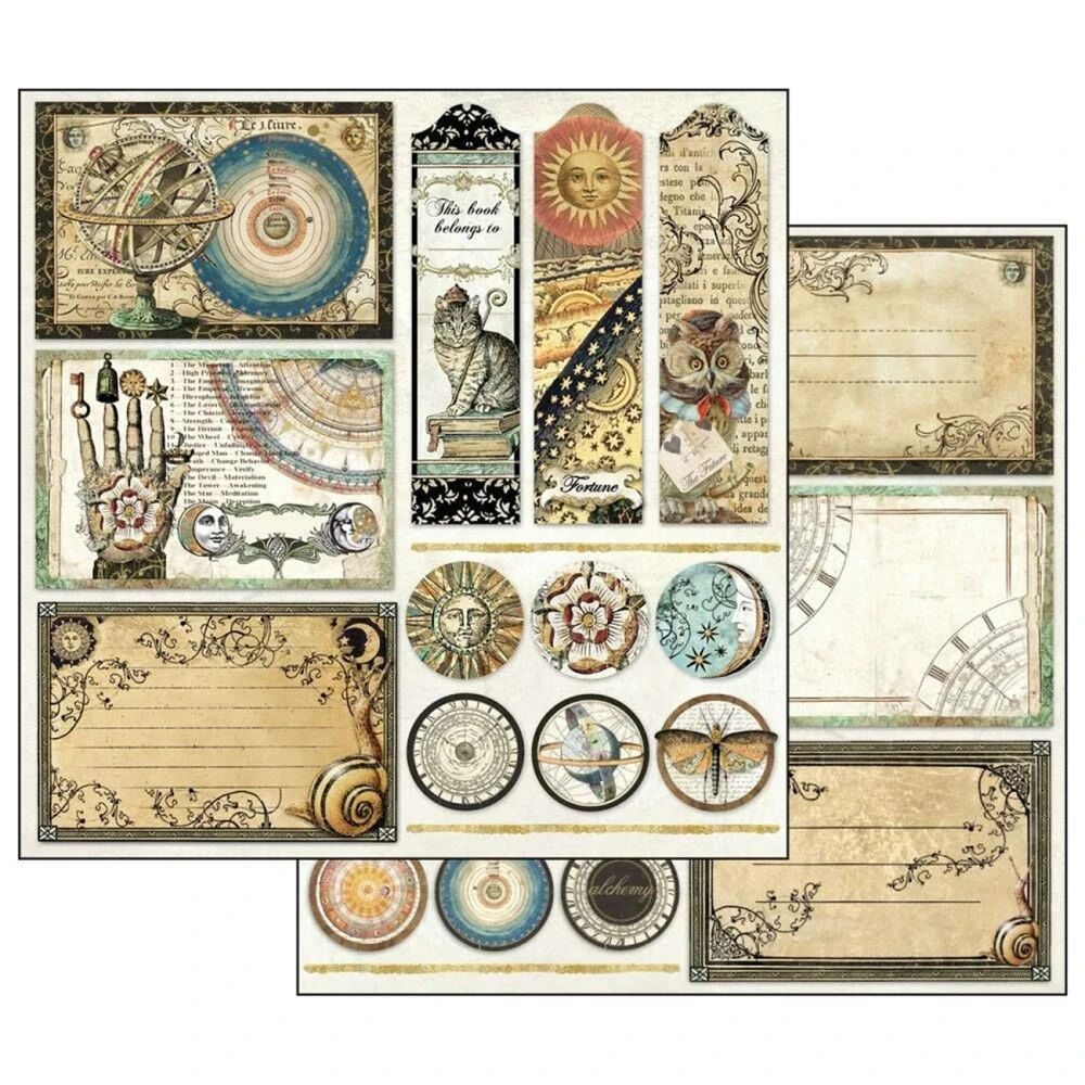 Stamperia Scrapbook papier – Alchemy 12x12