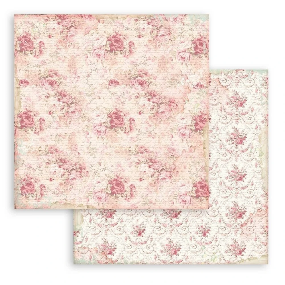 Stamperia Scrapbook papier – Rose Parfum Backgrounds 12x12