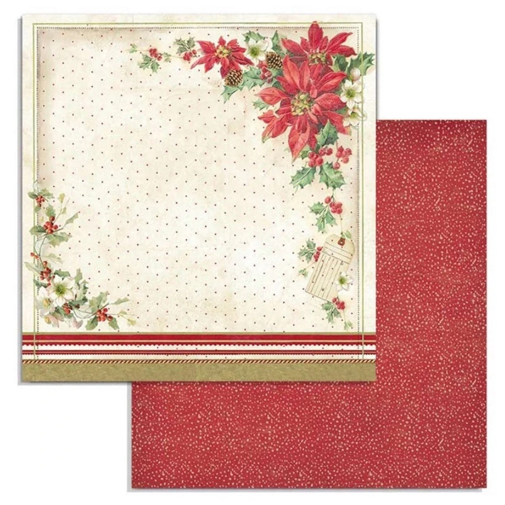 Stamperia Scrapbook papier – Classic Christmas 12x12
