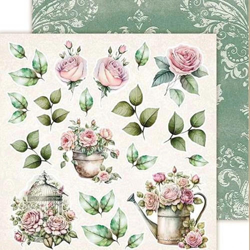 Lemoncraft Scrapbook papier doplnkový Secret Garden 8x8