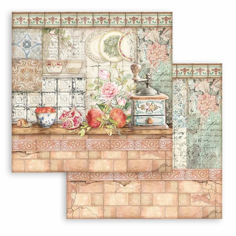 Stamperia Scrapbook papier – Casa Granada 12x12
