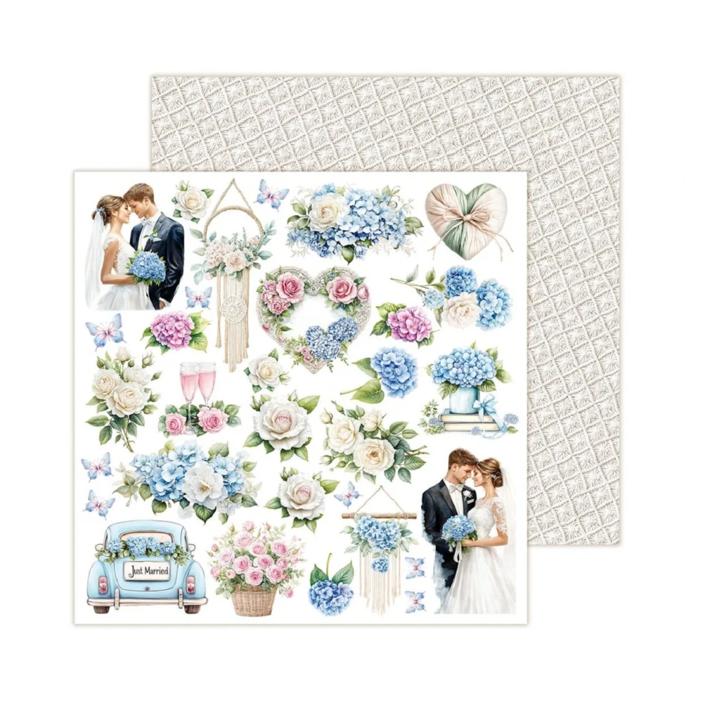 Lemoncraft Scrapbook papier Hydrangea 12x12