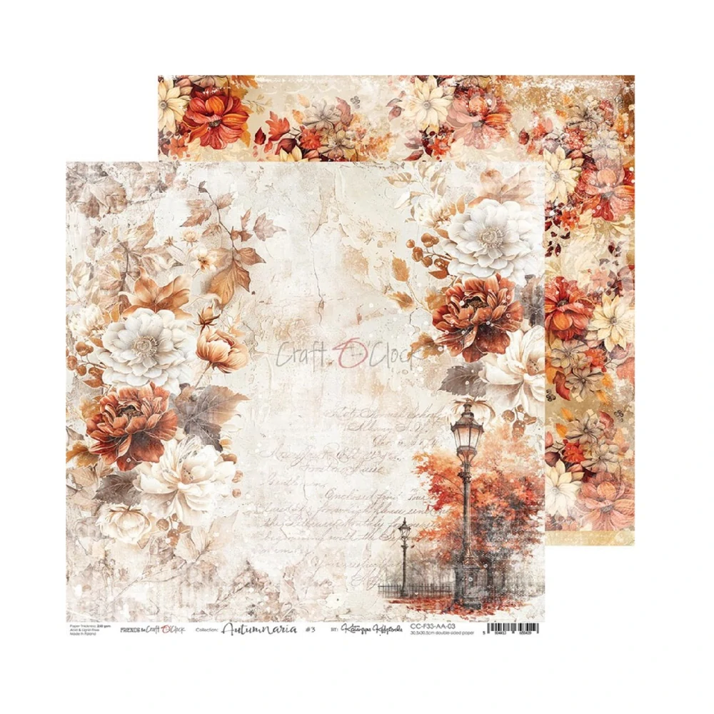 Craft O´ Clock Scrapbook papier - Autumnaria 12x12