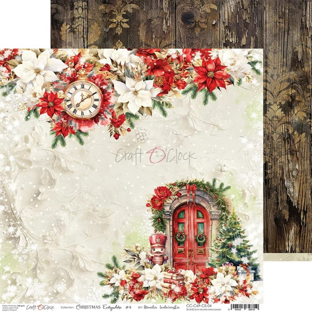 Craft O´ Clock Scrapbook papier - Christmas Everywhere 12x12