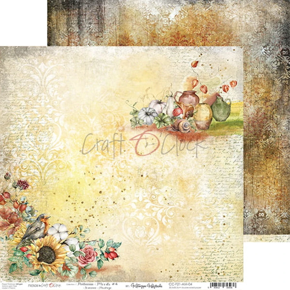 Craft O´ Clock Scrapbook papier - Autumn Moods 12x12