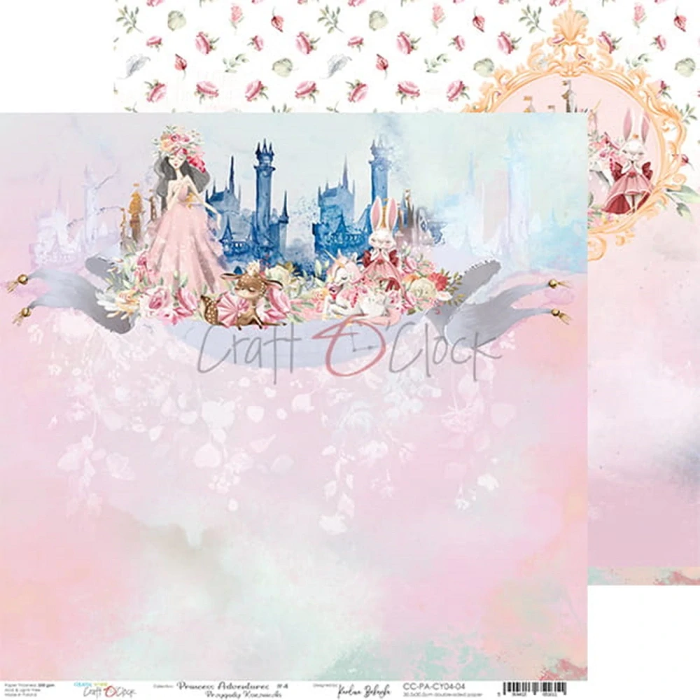 Craft O´ Clock Scrapbook papier - Princess Adventures 12x12