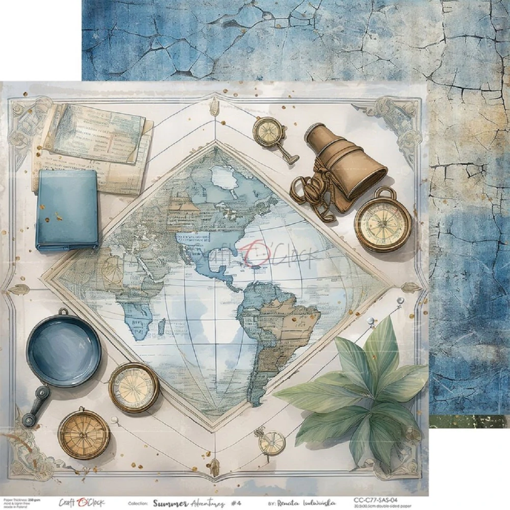 Craft O´ Clock Scrapbook papier - Summer Adventures 12x12