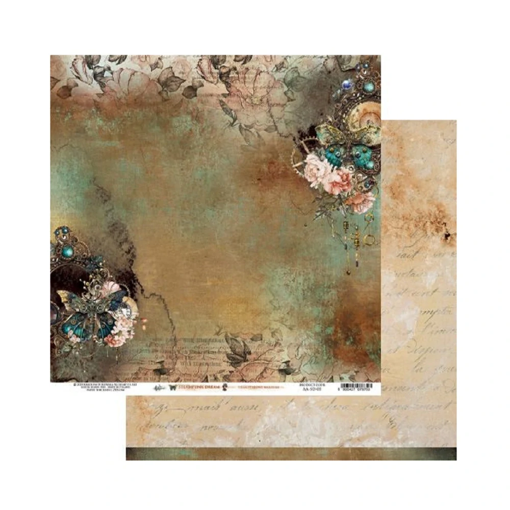 Alchemy of Art Scrapbook papier Steampunk Dream 12x12