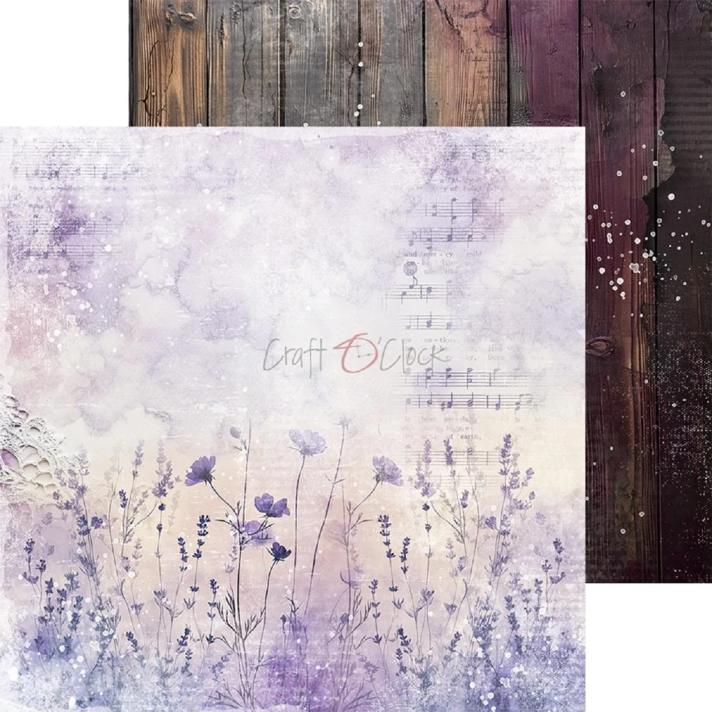 Craft O´ Clock Scrapbook papier - Heritage Whispers 8x8 Mix