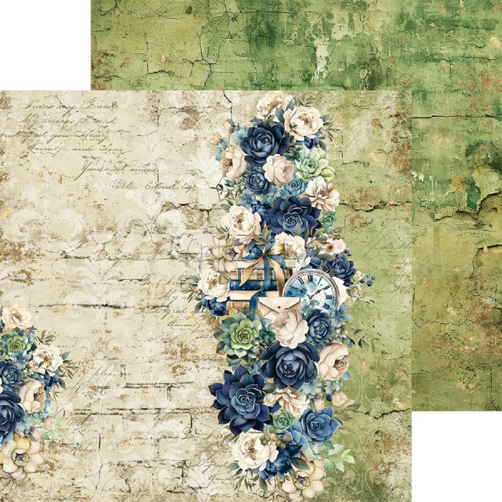 Craft O´ Clock Scrapbook papier - Lovely When You’re Red 8x8