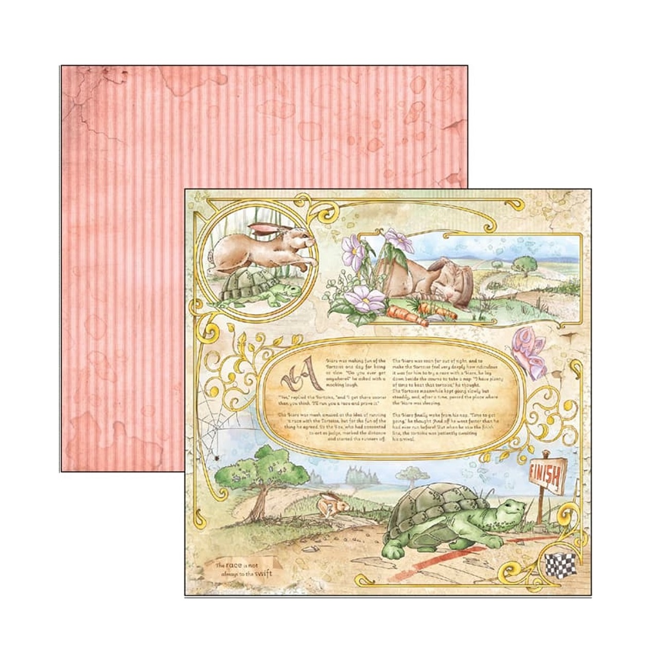 Ciao Bella Scrapbook papier Aesop’s Fables 12x12