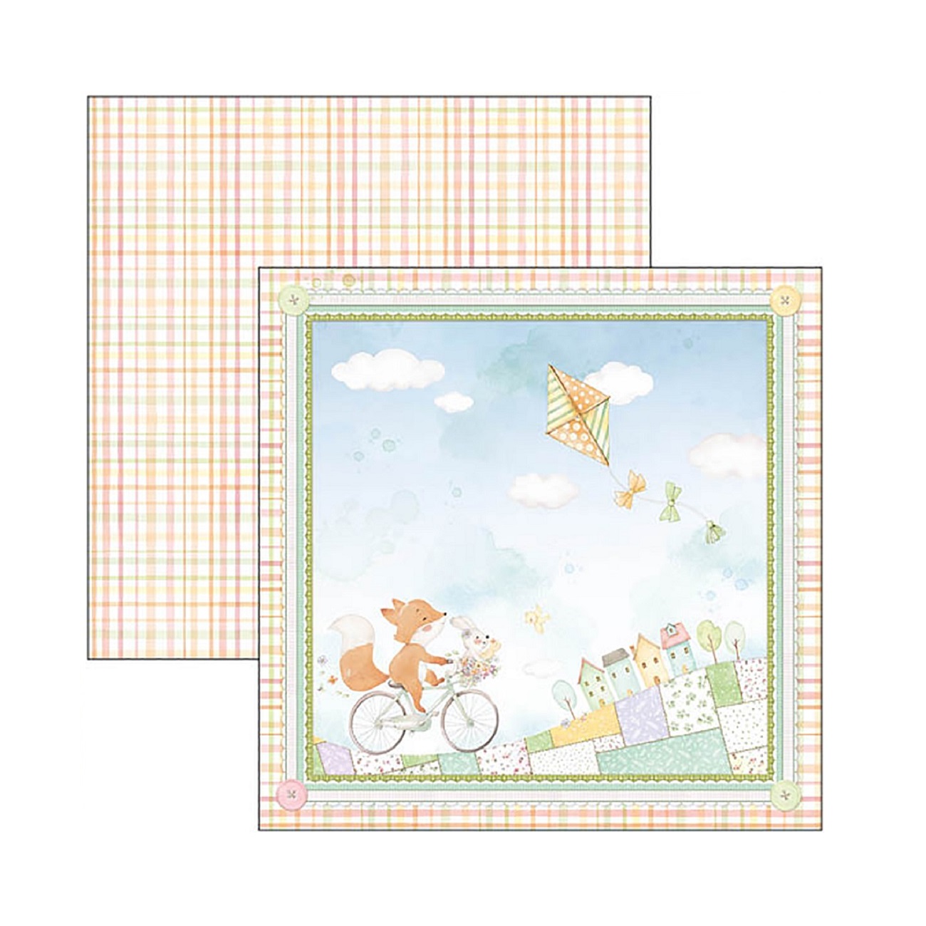 Ciao Bella Scrapbook papier My Tiny World 8x8