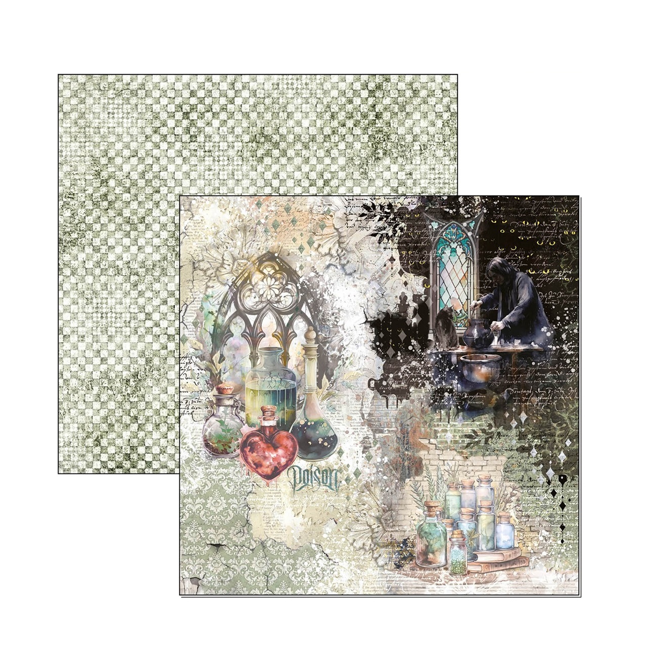 Ciao Bella Scrapbook papier Wizard Academy 8x8