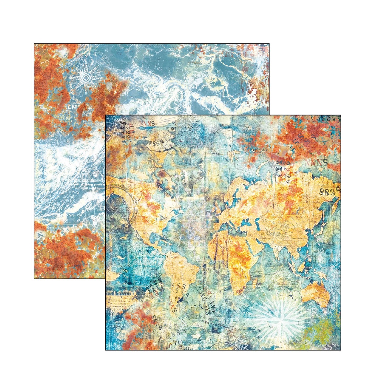 Ciao Bella Scrapbook papier Coral Reef 12x12