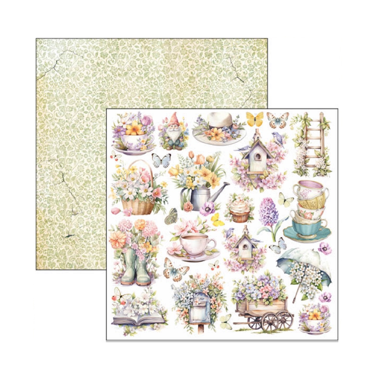 Ciao Bella Scrapbook papier Flower Shop 12x12