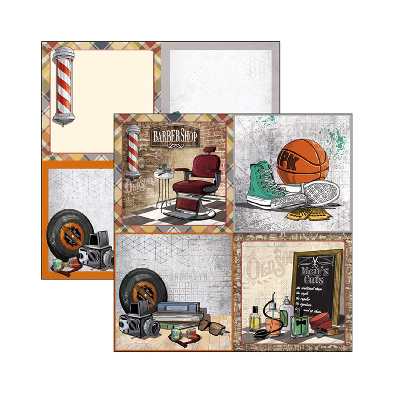 Ciao Bella Scrapbook papier Hipster 12x12