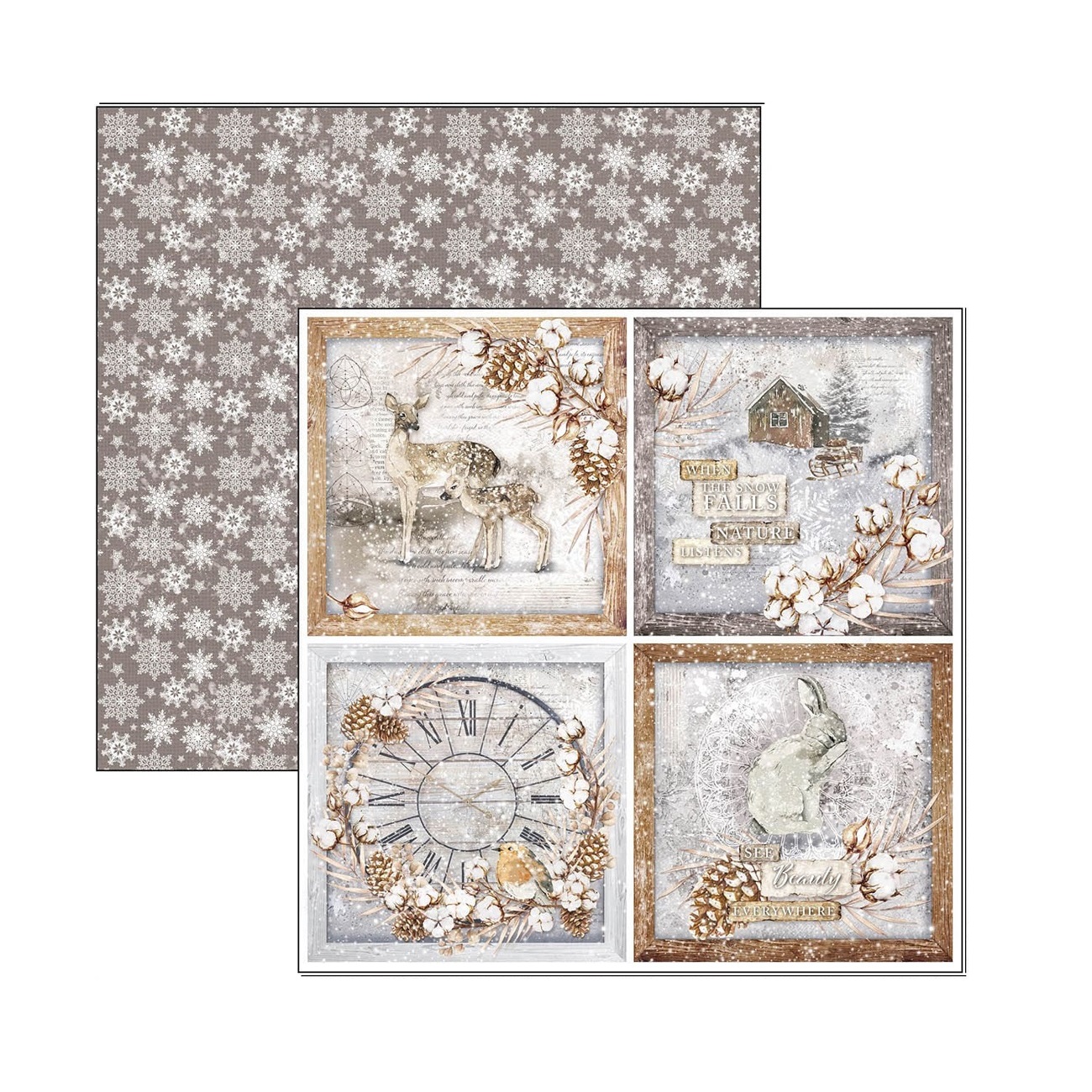 Ciao Bella Scrapbook papier Cozy Moments 12x12