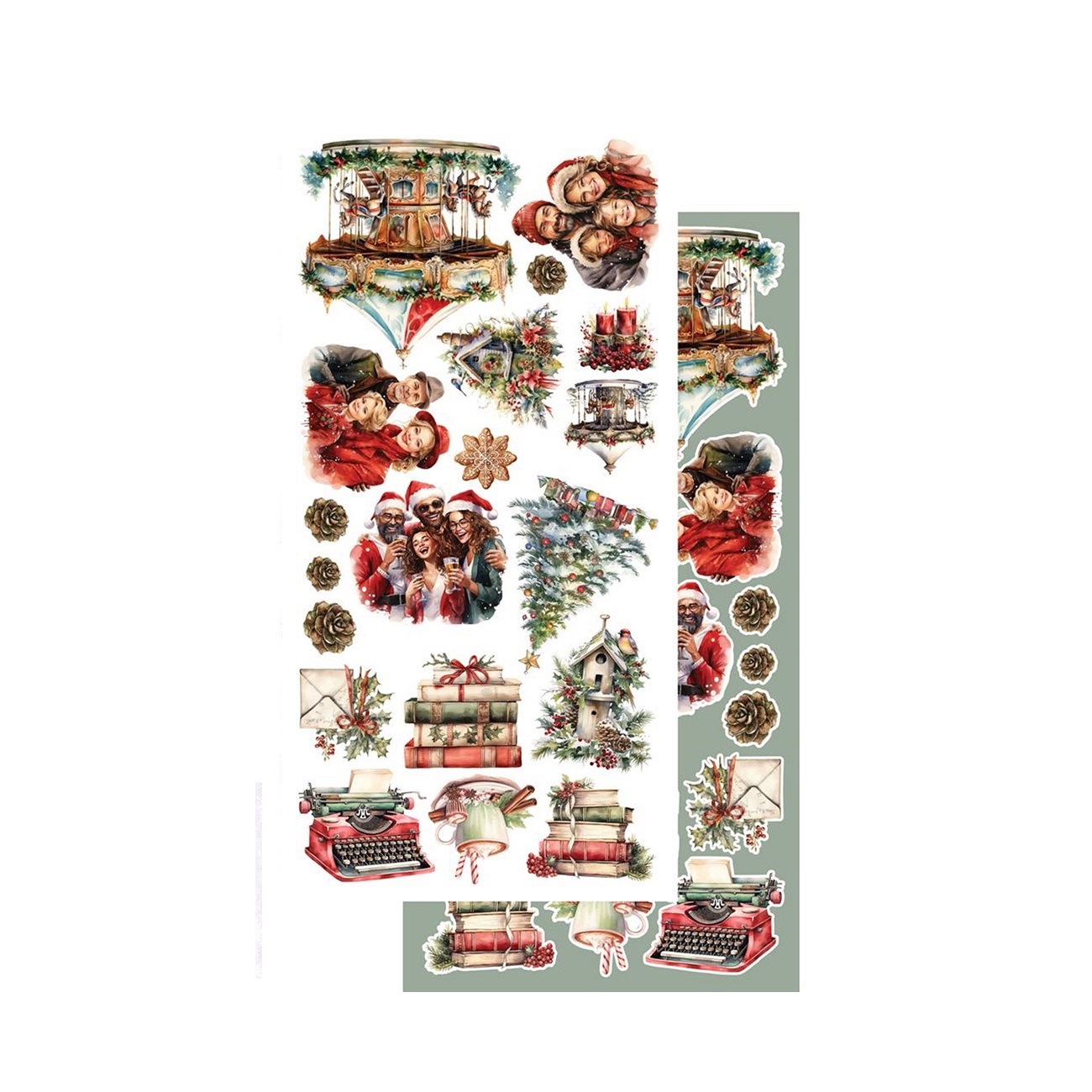 Alchemy of Art Scrapbook papier Ho, Ho, Ho 6x12