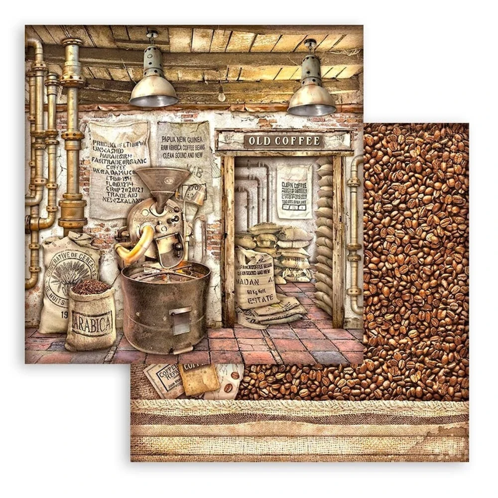 Stamperia Scrapbook papier – Coffee and Chocolate 12x12
