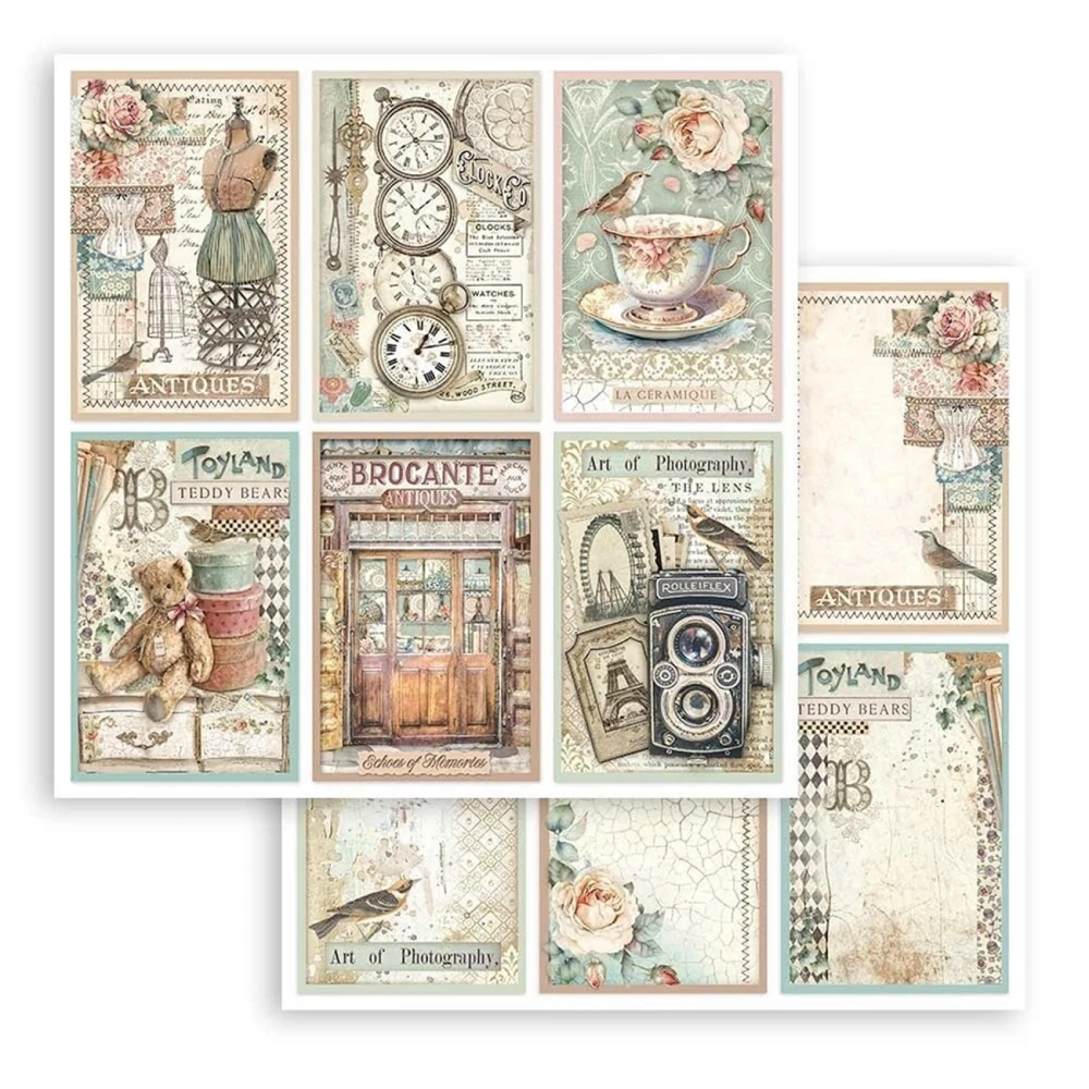 Stamperia Scrapbook papier – Brocante Antiques 12x12
