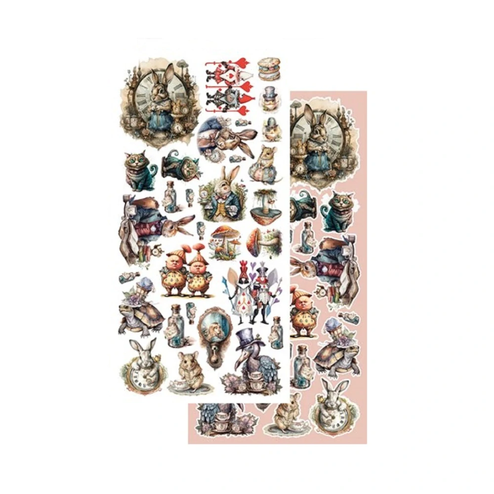 Alchemy of Art Scrapbook papier Enchanted World – Following Alice 6x12