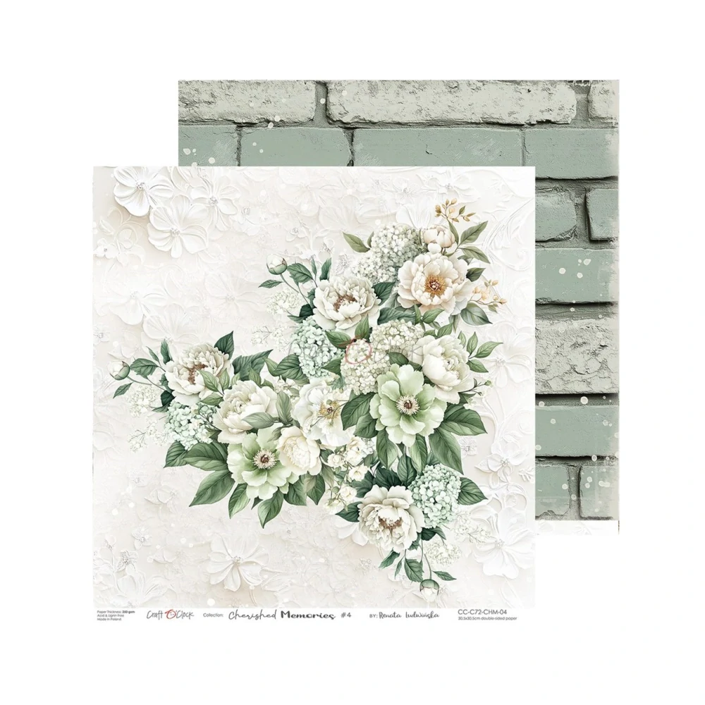 Craft O´ Clock Scrapbook papier - Cherished Memories  12x12