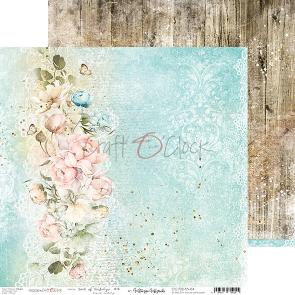  Scrapbook papier - Scent of Nostalgia 12x12 - Craft O´ Clock