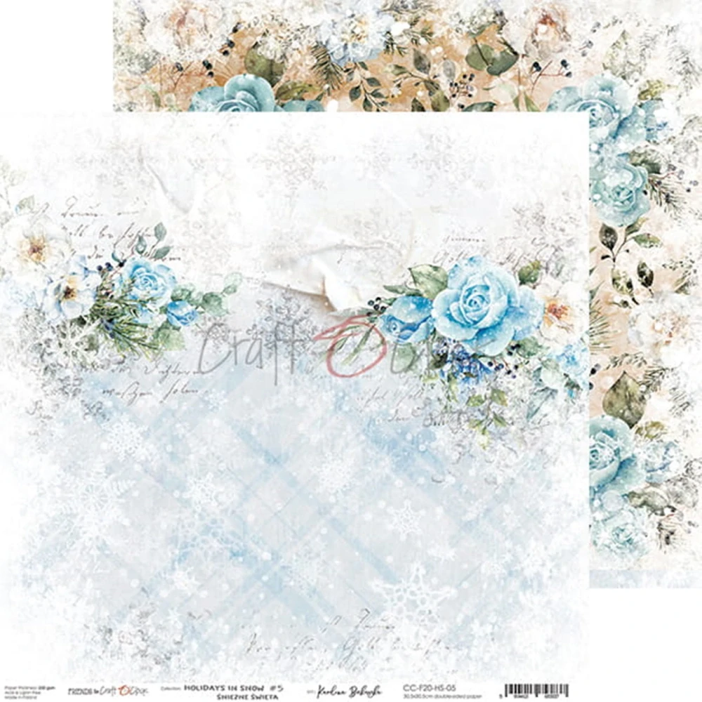 Scrapbook papier - Holidays in Snow 12x12 - Craft O´ Clock