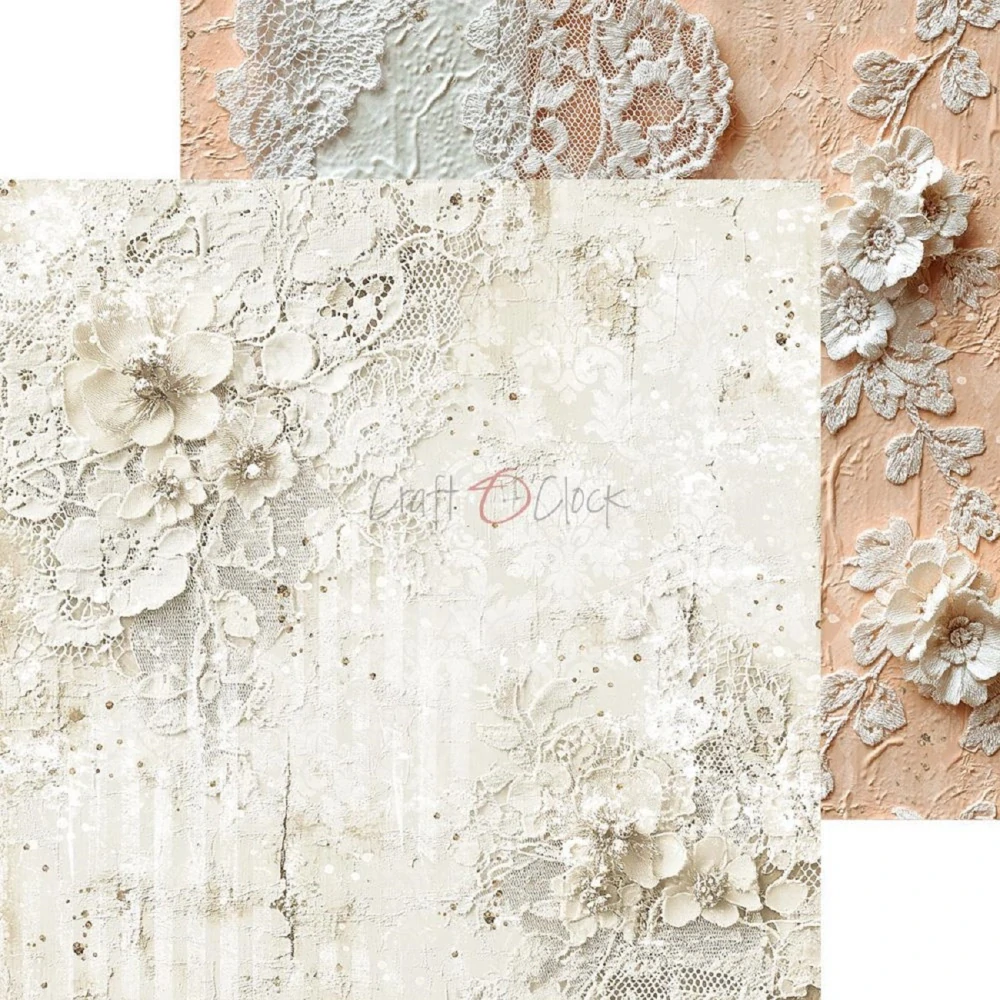 Craft O´ Clock Scrapbook papier - Sprites of Harmony 8x8 Mix