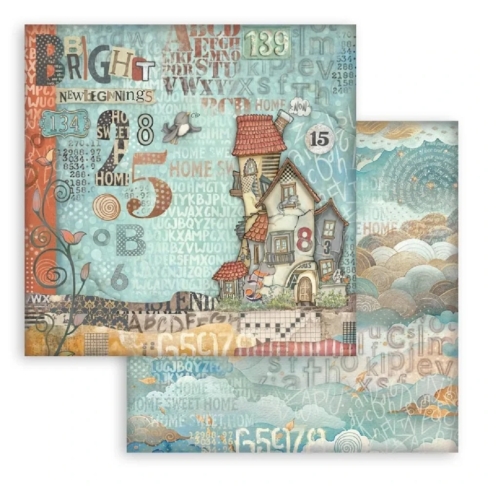 Stamperia Furry Friends 8x8 scrapbook papier